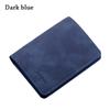 New Style Mini Thin Men Wallet Card Holder Purse Coin Pouch Card Holder Short Vertical PU Leather Wallet Change Money Pouch