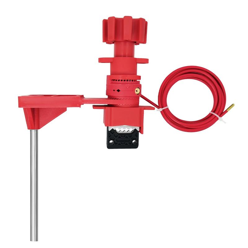 Industrial Safety Padlock Device Universal Valve Lockout Kit for Gate Ball Butterfly Valve Adjustable Single/Dual Arm Pipeline Interior Mirrors 6