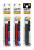Сменные стержни Pilot Frixion Ball Slim, разноцветный набор 0,38 мм, Черный + 3 цвета (2 упаковки): LFBTRF30UF3B x 1 + 3C x 2 (3 упаковки по 2 вида)