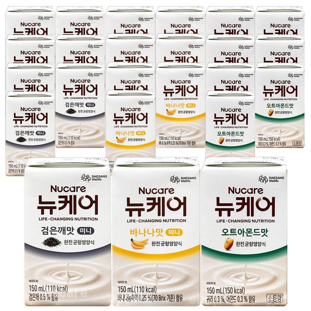 New Care Mini Black Sesame Banana Oat Almond Flavors 150ml x 24 pcs 150ml Ingredients: may be subject to change at | 150ml x 24 pcs 150ml