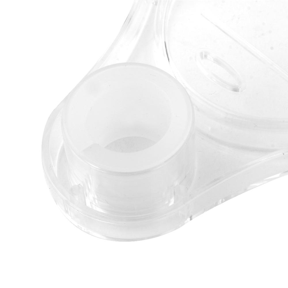 2 Pack Oval Shape Soap Holder Plastic Soap Storage Tray Easy Install Soap Rack Shower Rail
