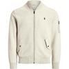 Куртка-бейсболка Polo FW23 с вышитым логотипом и длинными рукавами на молнии, мужские куртки светло-серого цвета 710881521-005