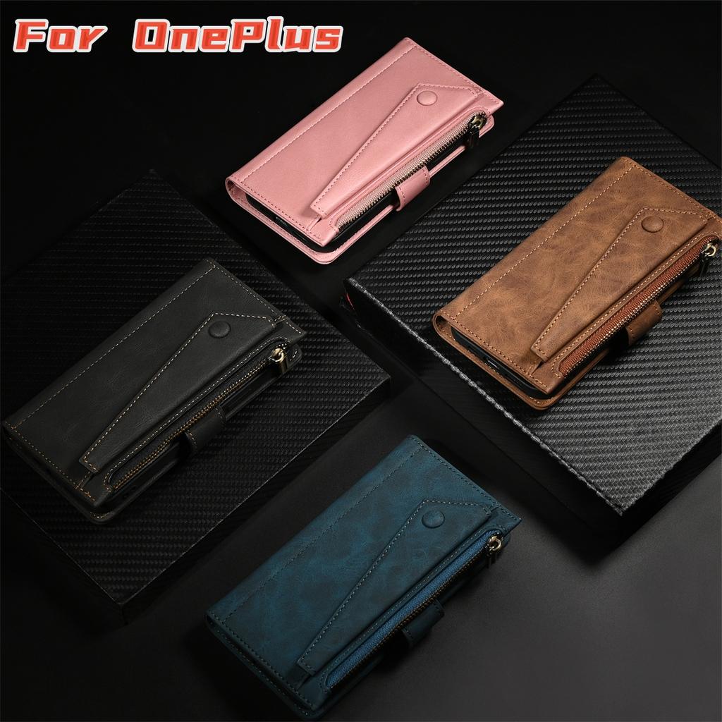 Для OnePlus Nord 3/Nord N10 5G/Nord 2T/Nord N100/Nord CE3/Nord CE 3 Lite Ретро матовый кожаный кошелек с несколькими картами Противоугонный чехол для телефона с щеткой