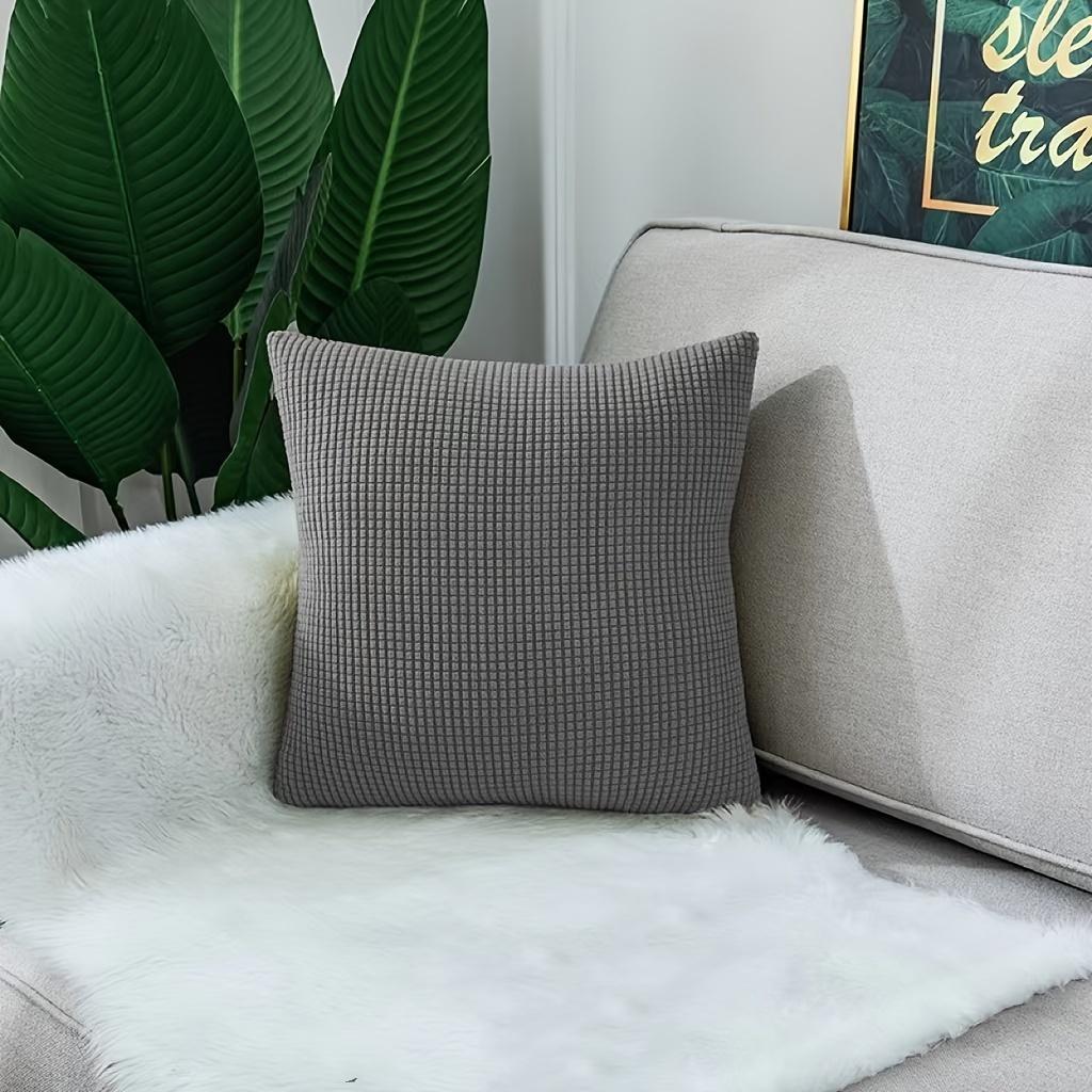 17,72 × 17,72 дюйма, вельветовый чехол с большим кукурузным зерном, плюшевый чехол для подушки, наволочка для дивана, украшение для домашней кровати