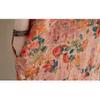 DIMANAF New Women 2025 Plus Size Summer Casual Floral Dress Vintage Long Dress Loose Basic Holiday Maxi