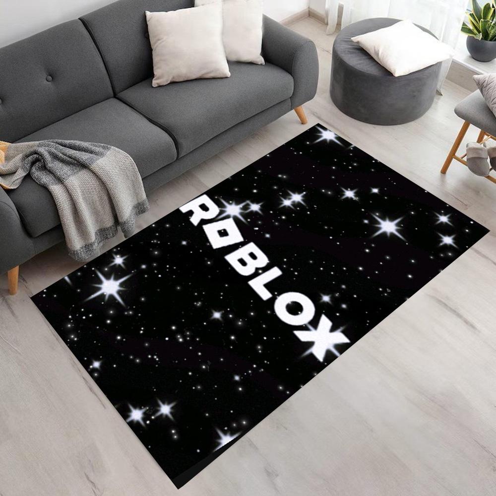 Roblox Area Rug Perfect for Game Room Dormitory Playrooms Kitchen Antislip Carpet Decorate Offices Perfect Gift for Valentine's Wedding Birthday