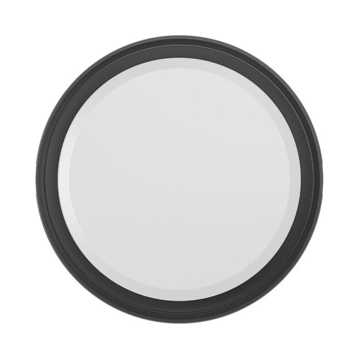 Applique murale ronde LED 18W Noir 3en1 IP65 détecteur