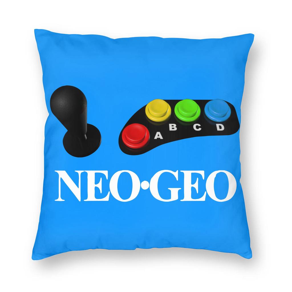 Наволочка для подушки Neo Geo Arcade Двусторонняя печать Полиэстер Чехол для подушки Декор Чехол для подушки Дом Молния 45x45 см