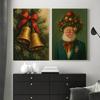 Dreamy Nordic Winter Vintage Christmas Poster Santa Reindeer Holiday Modern Prints Canvas Painting Wall Picture Home Room Decor