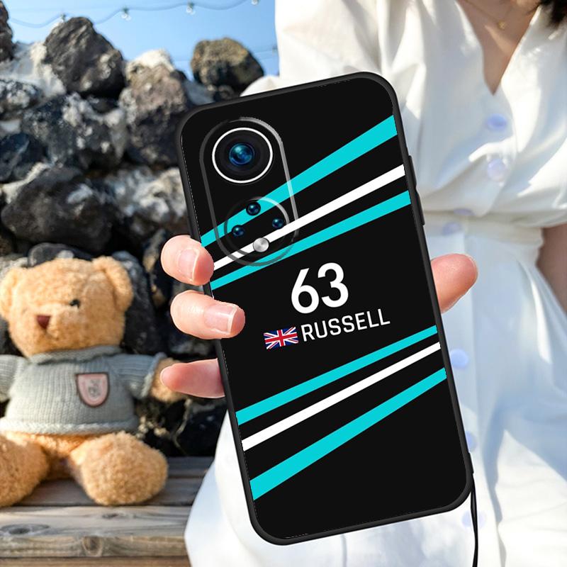 George Russell F1 Cover For Honor Magic 6 5 Lite Pro 50 70 90 Honor X8b X9b X6 X7 X8 X9 X6a X7a X9a X8a Case