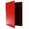 60 Pockets Collection Album Book Bill Note Holder for Collector Red