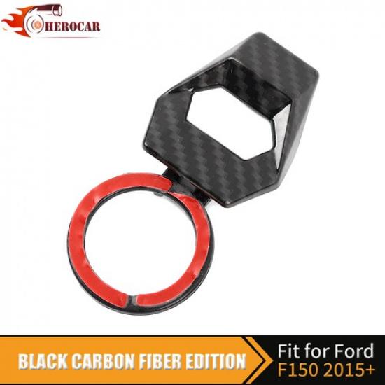 Carbon Fiber Engine Start Stop Button Cover For Ford F150 2015+/Bronco -2024
