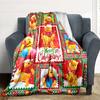 1Pc Christmas Winnie Pooh Blanket Soft And Comfortable Casual Warm Camping Travel Christmas Halloween Xmas Gift M924572