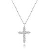 Necklace Diamond Star Cross Platinum PT900 [Lara Christie] 0.1ct Lp51-0005-pt