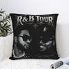 Наволочка Крис Браун И Ашер The Rb Tour Раймонд И Браун Чехол На Подушку Для Дивана Домашний Декор Милые Забавные Наволочки
