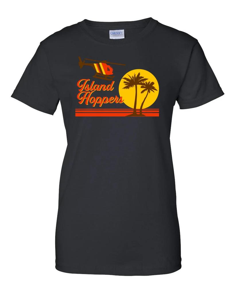 Ladies Island Hoppers - Magnum PI 80's T-Shirt Women's