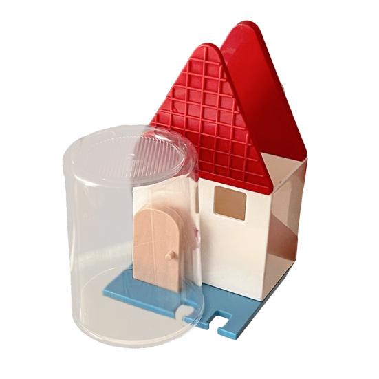 Toothbrush Holder Wall Mounted Storage Rack Double Slot Design Keeps Toothbrush Dry Bathroom Organizer