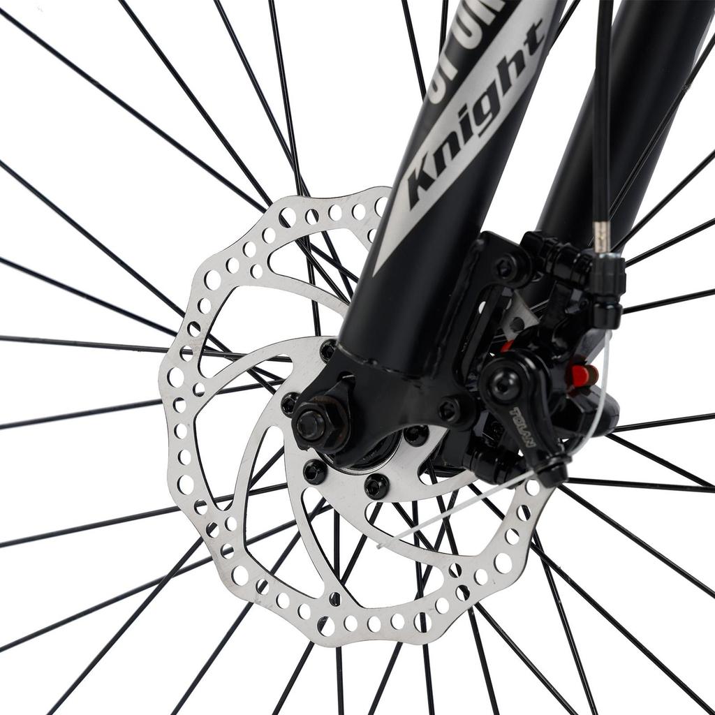 26" Spoke Wheel 24 Speed Mountain Bicycle Adult Bike MTB W/ Fender Blue+Orange