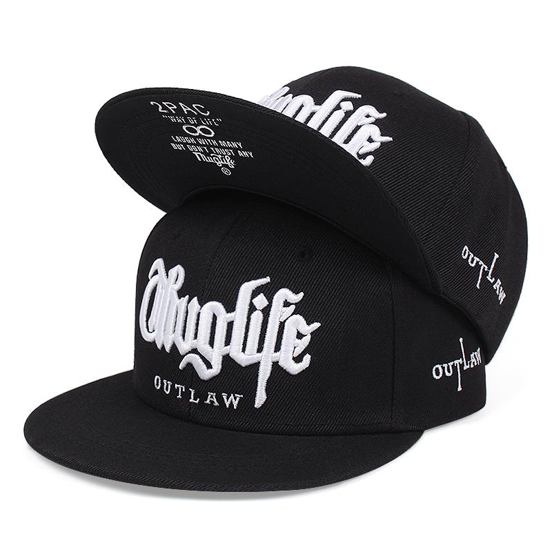 2023 модная бейсбольная кепка Thuglife с вышивкой в стиле хип-хоп, бейсболка Snapback, шляпа для взрослых, уличная, повседневная, солнцезащитная, повседневная, дропшиппинг