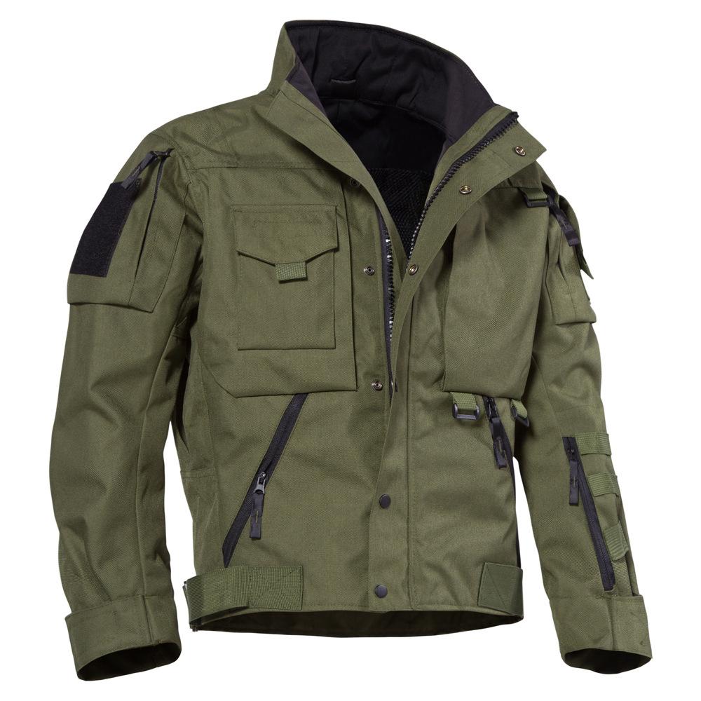 Agent Tactical Suit Jacket Men'S Windproof, Stab-Proof, Scratch-Resistant, Wear-Resistant Locomotive Hard Jacket