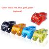 Bicycle Stem Wear Resistant Bike Handlebar Stem 31.8mm Adjustable Aluminum Short Handlebar Stem Riser Fixed Bike Bar