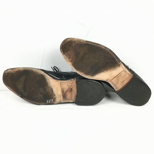 Allen Edmonds McAllister Винтажные туфли-броги с крылышками, черные, размер 11.5D / 28.5-29.5 см, мужские(ИСПОЛЬЗОВАЛ)