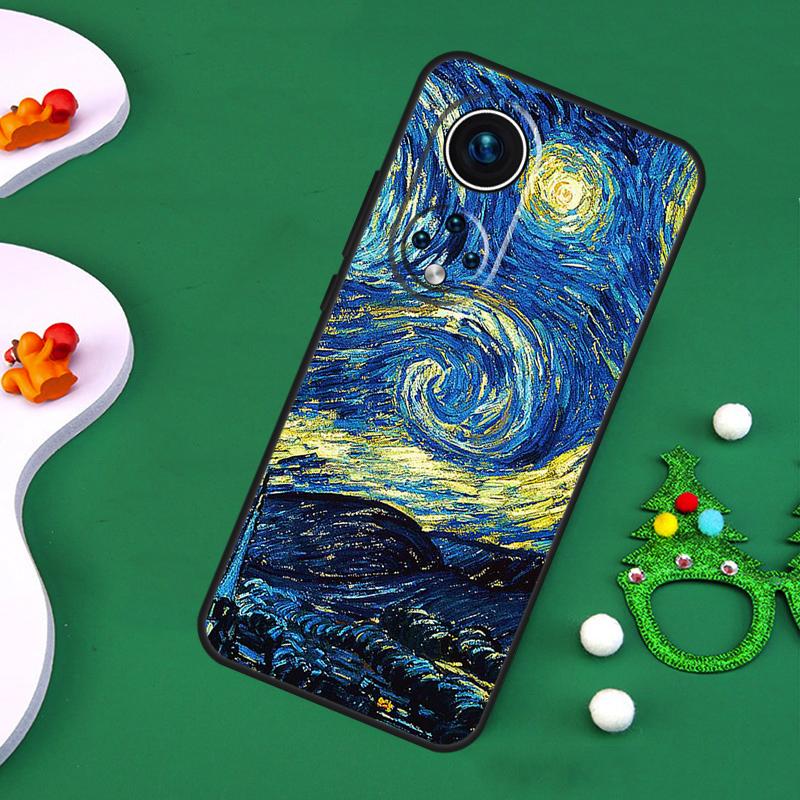 Oil Painting Van Gogh Case For Honor 200 Pro X9c X9b X9a X8a X8b X7a X6a X8 X9 50 70 90 Magic 5 6 7 Lite Cover
