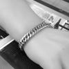 Pure Stainless Steel Bracelet Thick and Flat Female Men's Bracelet Hipster Women's Bracelet