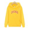 Chicago Men Hoodie Fashion Oversize Hoodies Women Pocket Long Sleeve Hoodies Clothing Chicago Sweatshirt Women Sweatshirts