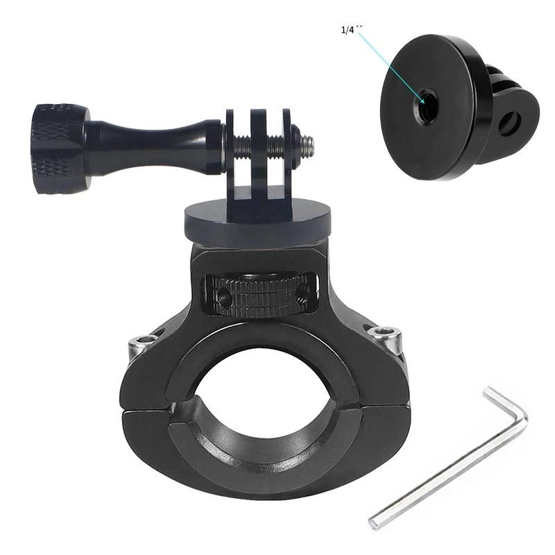 Алюминиевое крепление на руль велосипеда, металлическая основа для Gopro Hero 13 12 11 10 9 8 Insta 360 X4 X3 DJI Osmo Action 2 3 4 5 Camera
