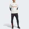 Adidas Тренировочный топ Manchester United Tiro 23 с трехполосным цветным принтом и воротником-стойкой, мужские топы белого цвета IA7292