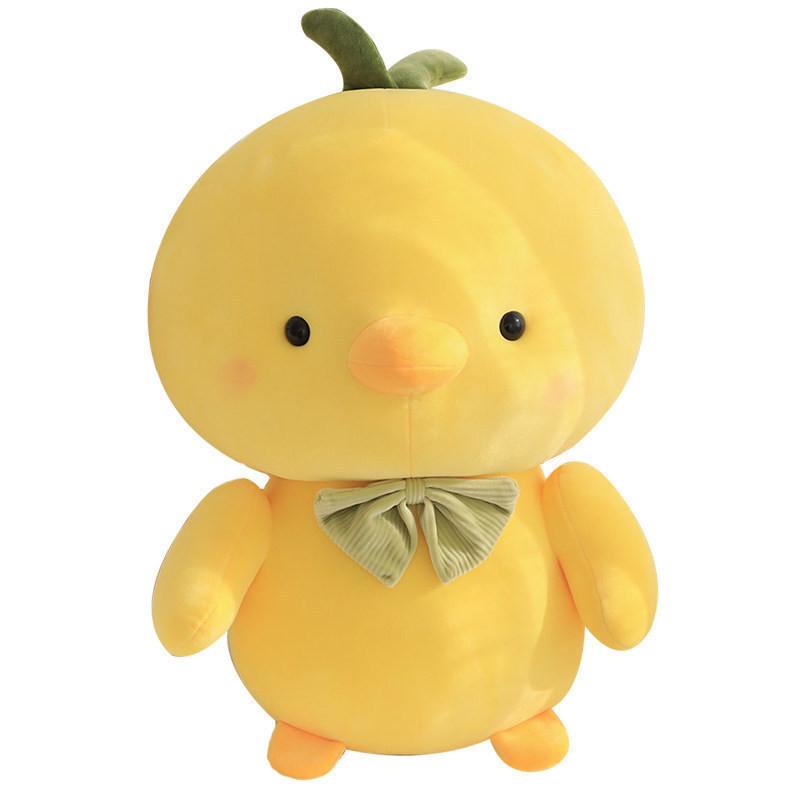 Yellow Plush Chicken Toy Soft Stuffed Animal Doll Children Kids Gift Birthday
