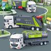 Sanitation City Sanitation Truck Toy Realistic Garbage Truck Recycling Trucks Water Tanker Inertial Forward Vehicle Toy No Battery Required