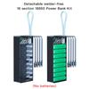 C16D 5V USB Двойной USB 16*18650 Корпус Power Bank C16D с 4 проводами Светодиоды Освещение DIY Съемная коробка QC3.0 Зарядка Аккумулятор Хранение Ящики