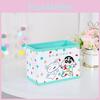 Cute Pajamas Crayon Shin Chan Shiro Striped Pattern Foldable Desktop Storage Box For Toys And Accessories