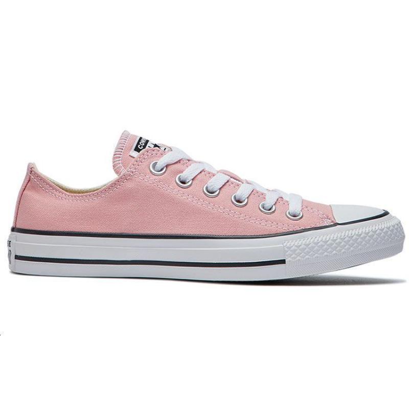 Converse Кеды Chuck Taylor All Star, удобные и дышащие низкие кеды из парусины, унисекс, розовые.