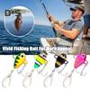 6Pcs 10G/5CM VIB Fishing Lure with Treble Hook Spinning Sequin Long Casting Metal Hard Artificial Spinner Bait Saltwater Freshwater Bass Walleye