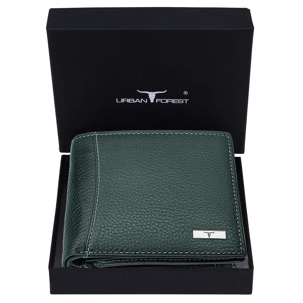 Oliver Green Leather Wallet for Men, 6 Card Slot