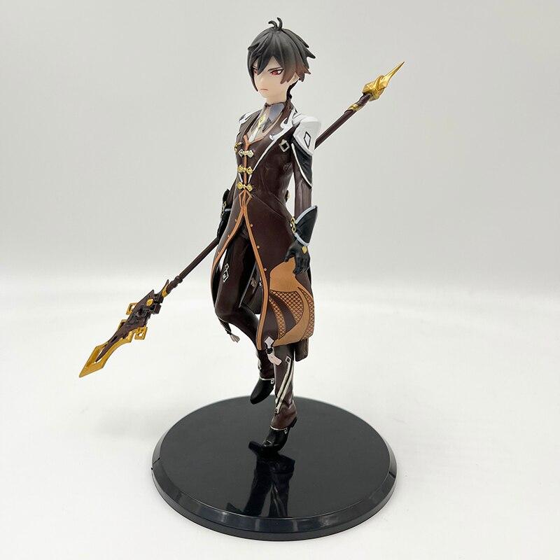 19cm Genshin Impact Zhongli Anime Figure Genshin Impact Xiao Vigilant Yaksha Action Figure Klee /Qiqi Figure Collectible Doll Toy