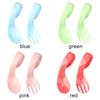 Curved Antislip Utensils Solid Color Twist Fork Spoon Suit 2Pcs/Set Infant Training Baby