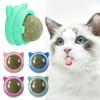 Natural Catnip Cat Rotatable Catnip Wall Ball Toys Licking Snacks Healthy Nutrition Ball Teeth Cleaning Catnip Toy Pet Supplies