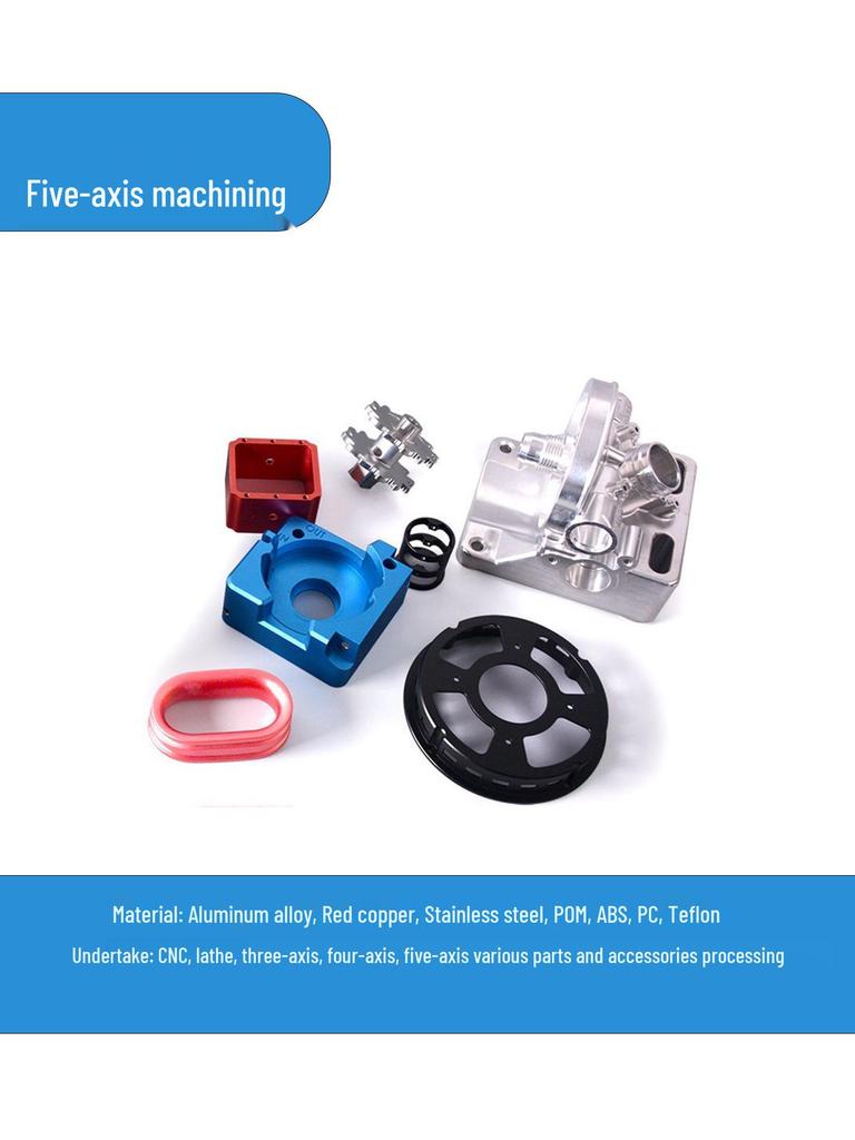 Прототипирование алюминиевых и медных деталей, обработанных на пятиосевом станке с ЧПУ