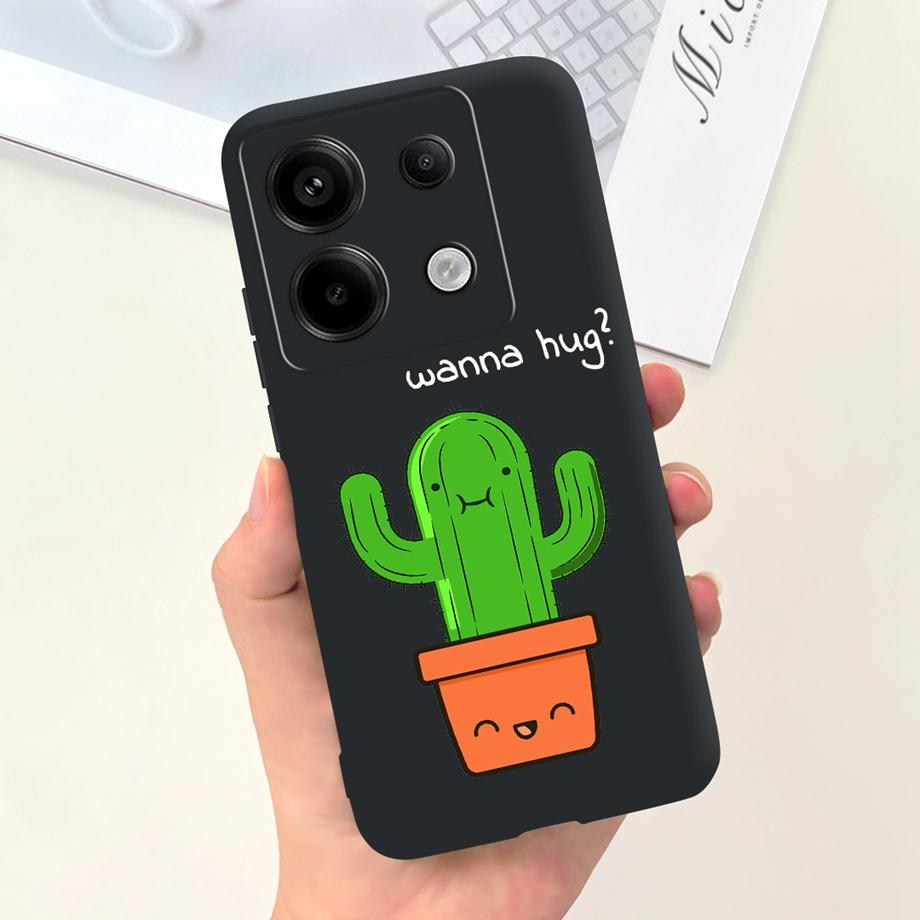 Чехол для Xiaomi Poco X6 Чехол для Xiaomi Poco X6 Pro Poco M6 Pro 5G Чехлы из ТПУ Ударопрочный Мягкий Жидкий Силикон Чехол для Телефона PocoX6 Capa