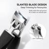 Wide Jaw Opening Anti-Splash Slanted Nail Clipper, 2026 New Fingernail and Toenail Clippers, Suitable for Ingrown Nails and Thick Nails