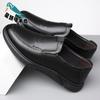 Leather Shoes Men's 2025 Summer New Soft-soled One-pedal Men's Business and Leisure Middle-aged Leather Shoes