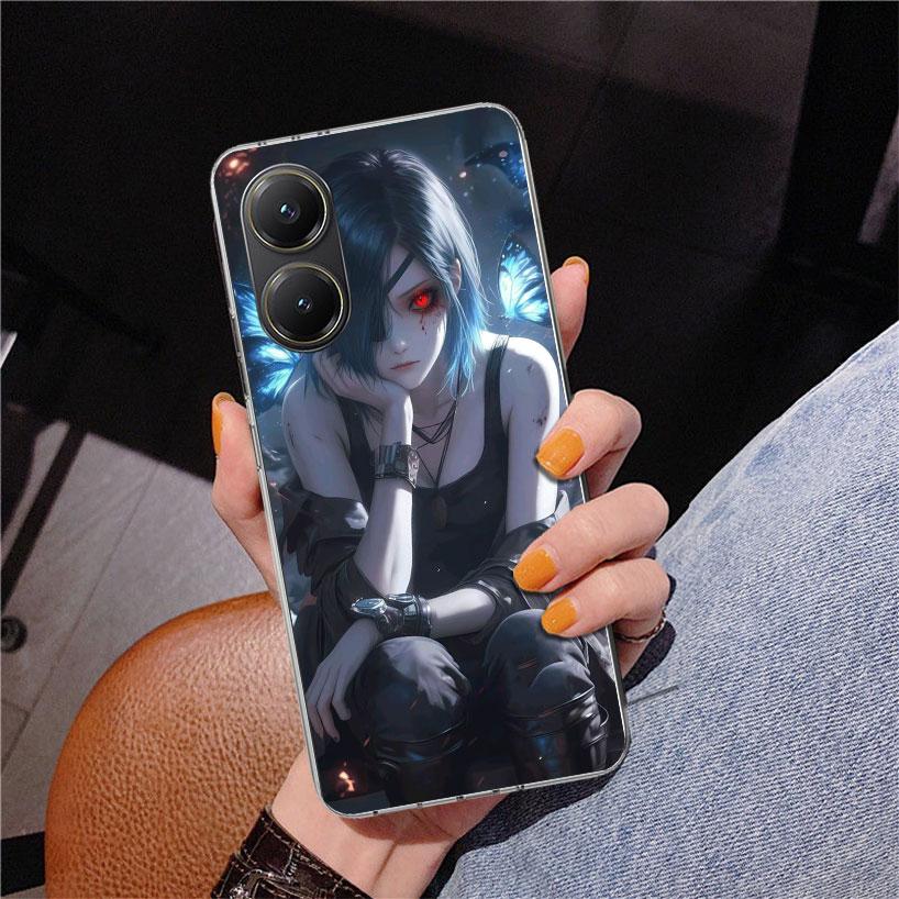 Чехол для телефона G-Ghoul Tokyo Touka Kirishima для Xiaomi Poco X7 X6 X5 Pro F7 Ultra Redmi 15C 15 13C 13 12C 12 10 10A 10C 9 9A 9C 9T