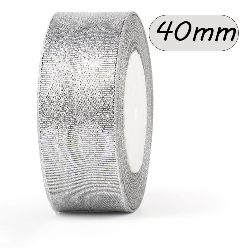 25 ярдов Натуральные атласные ленты Поделки Шитье Вечеринка Свадьба Золотая лента Упаковка подарков Бант Сделай сам Лента из органзы Рождество Украшение дома