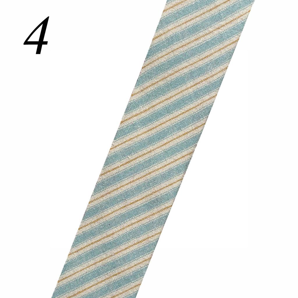 Хлопковые косые бейки из окрашенной пряжи шириной 4 см, лента, отделка из хлопковой ткани для пэчворка ручной работы, обивочные швейные аксессуары 4 м