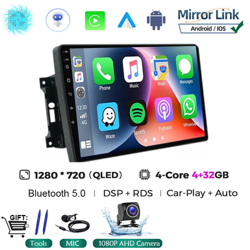 Для Jeep Compass/Commander/Grand Cherokee/Wrangler/Liberty AutoRadio Android 14 Car Radio QLED GPS Navigation Multimedia Player