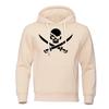 Pirateskull Смешной принт толстовка мужская женская хип-хоп толстовка свободная теплая уличная толстовка большой флисовый пуловер одежда